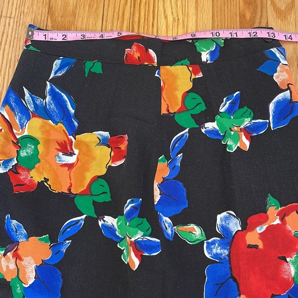 Vintage Beechers Brook High-Waisted Floral Skirt, sz 8 - Picture 11 of 13